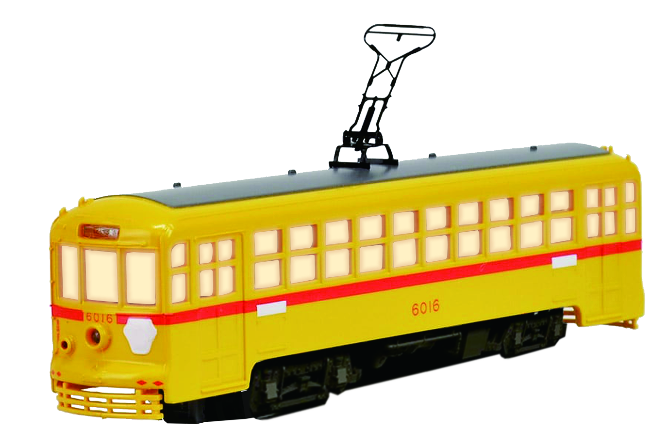 プレミアム特典の都電6000形の公式イメージ。通常シリーズの標準車両とは区別します。
